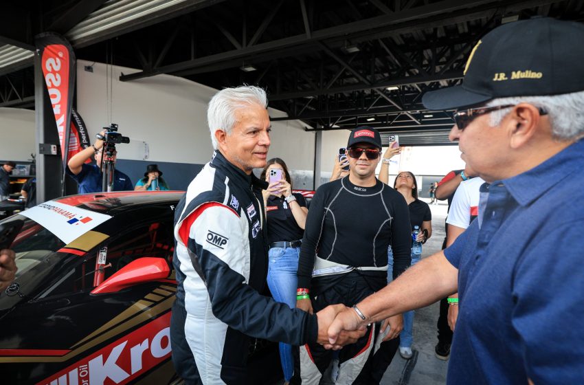  Presidente Mulino participa en carrera internacional en el nuevo autódromo Panamá