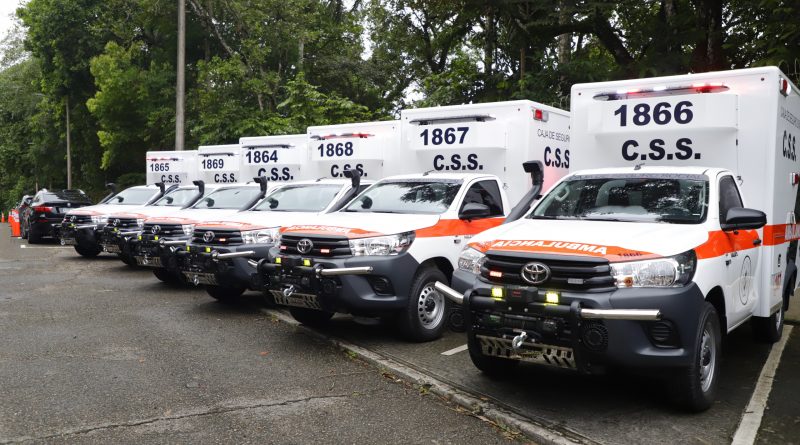  30 ambulancias de la CSS, con tecnología de vanguardia, atenderán emergencias en Carnaval