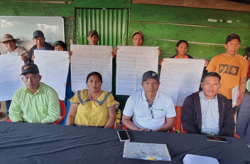  Guayabito, en la Comarca Ngobe Buglé, plantea al gobierno diversas necesidades