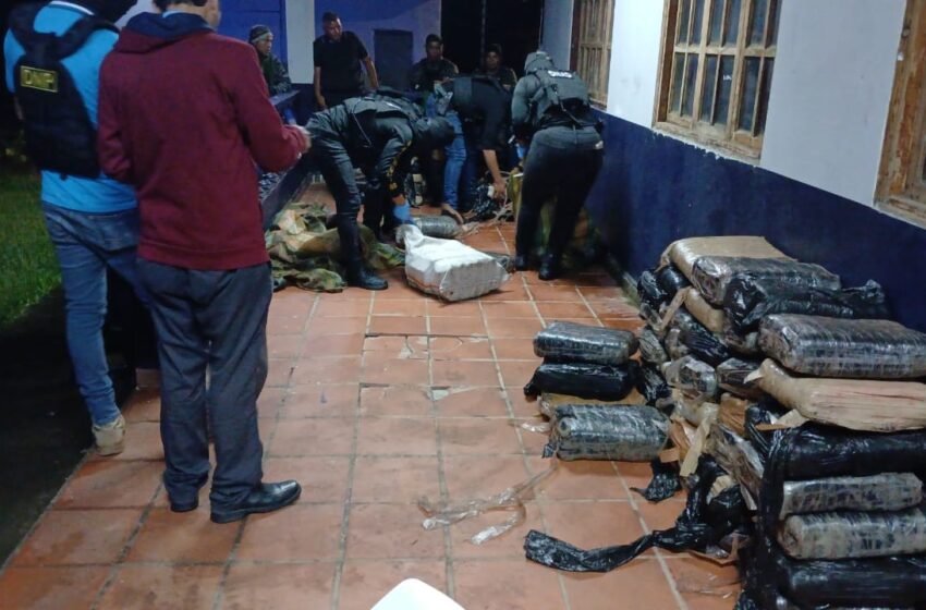 En reten policial incautan 82 bultos con sustancia ilícitas