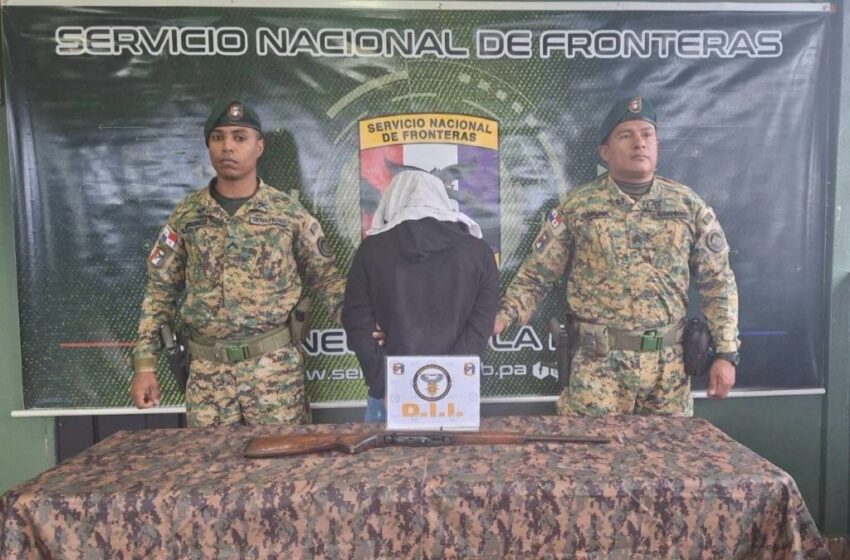 Operativo en Bocas del Toro deja un aprehendido y arma decomisada
