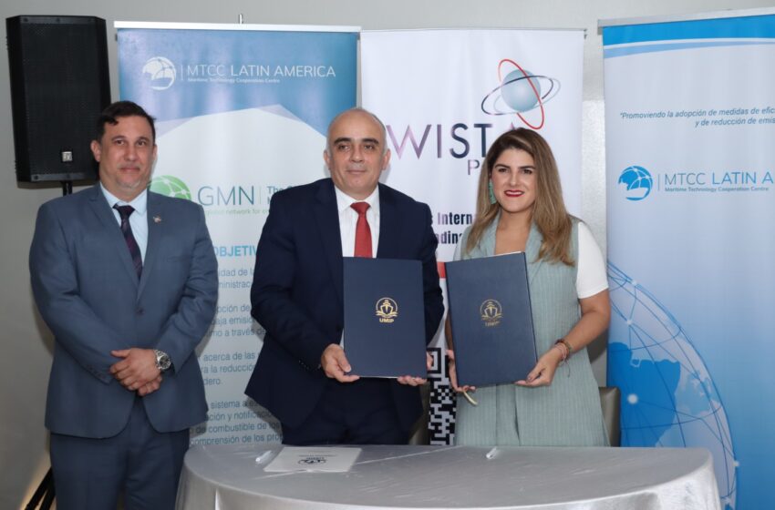 UMIP y WISTA Panamá firman convenio para impulsar el liderazgo femenino en el sector marítimo