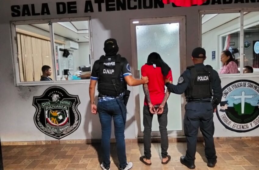 Aprehende a alias «Marquito» tras intercambio de disparos con unidades policiales en Torrijos Carter