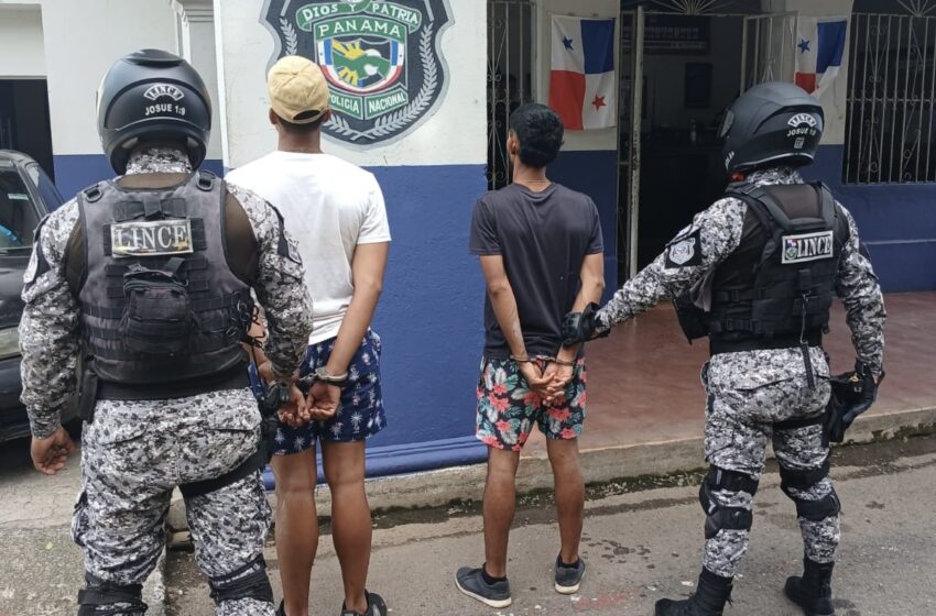 En Chiriquí, son aprehendidos dos hombres con arma de fuego a bordo de un taxi