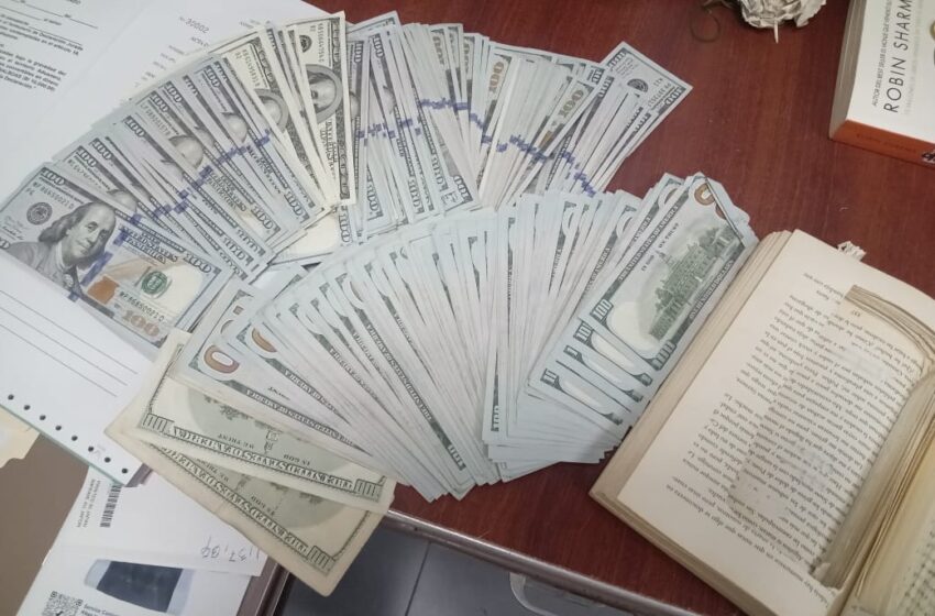 Retienen a dos viajeros con más de 62 mil dólares sin declarar en el aeropuerto de Panamá Pacífico