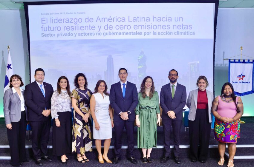El Canal de Panamá impulsa la acción climática en evento regional sobre resiliencia y cero emisiones netas