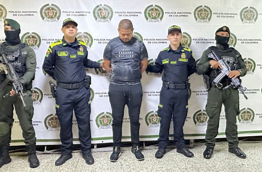Cae en Medellín alias «gordo pibe» buscado por la interpol y prófugo desde el 2023