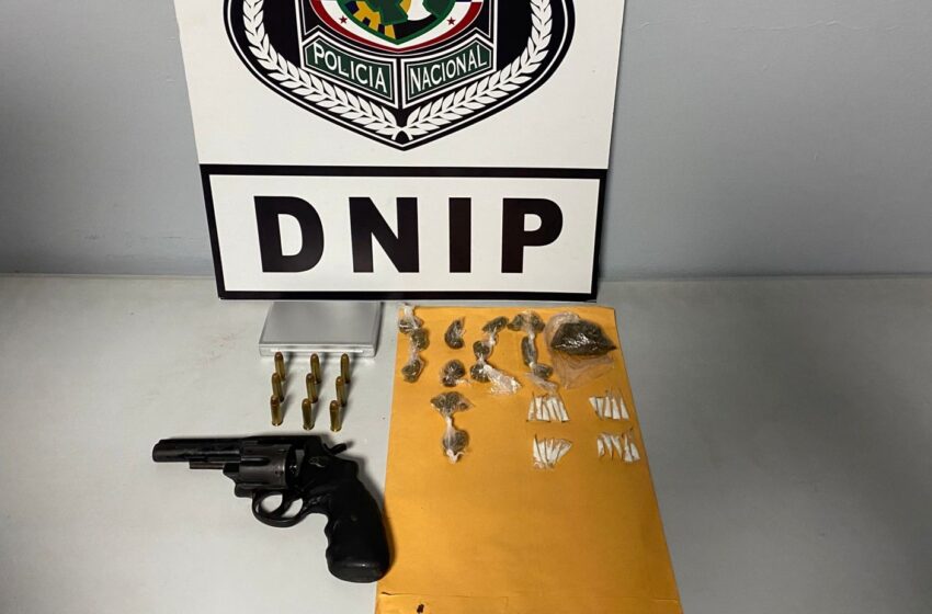 Incautan arma de fuego con municiones y sustancia ilícita en San Miguelito