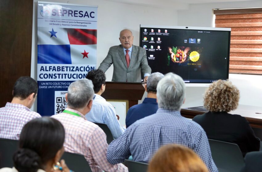 SEPRESAC realiza jornada de Alfabetización Constitucional en el MIDA