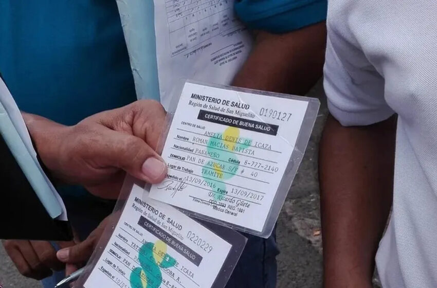 Minsa decomisa carnets de salud falsificados en San Miguelito