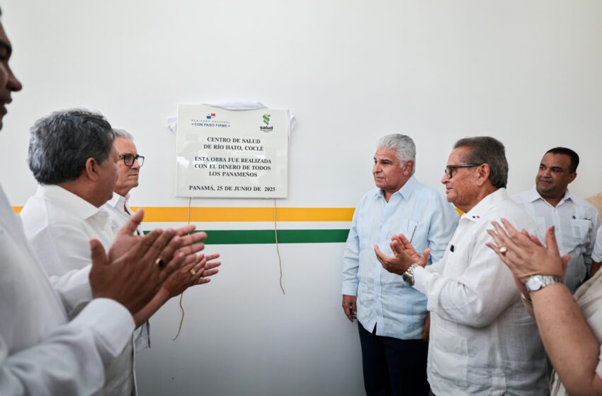 Presidente Mulino pone a disposición de los coclesanos el nuevo Centro de Salud de Río Hato