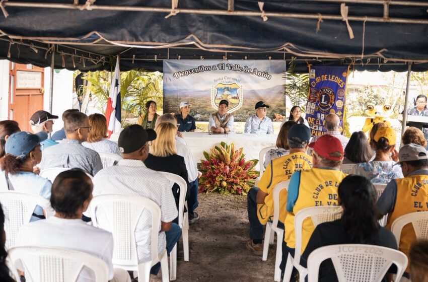 ANATI entrega terreno para nuevo espacio ferial comunitario en El Valle de Antón