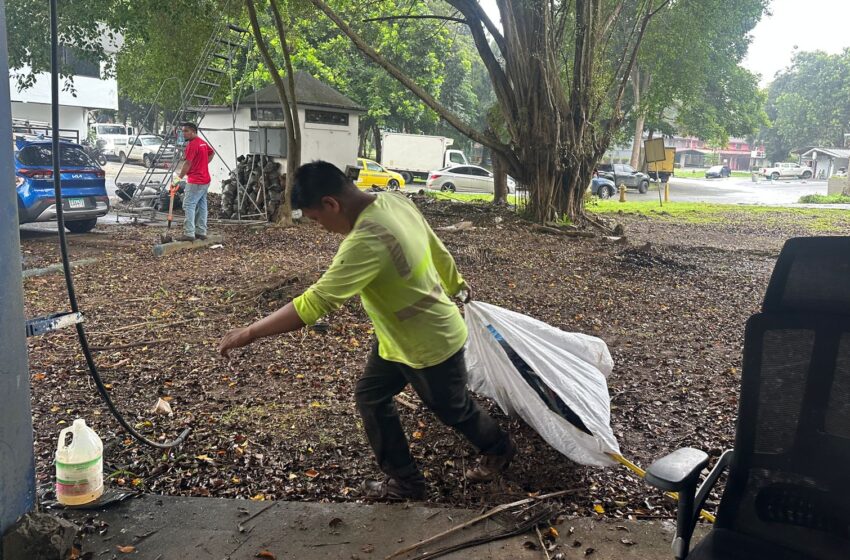CONAPE realiza jornada de limpieza en su sede de La Boca de Amador