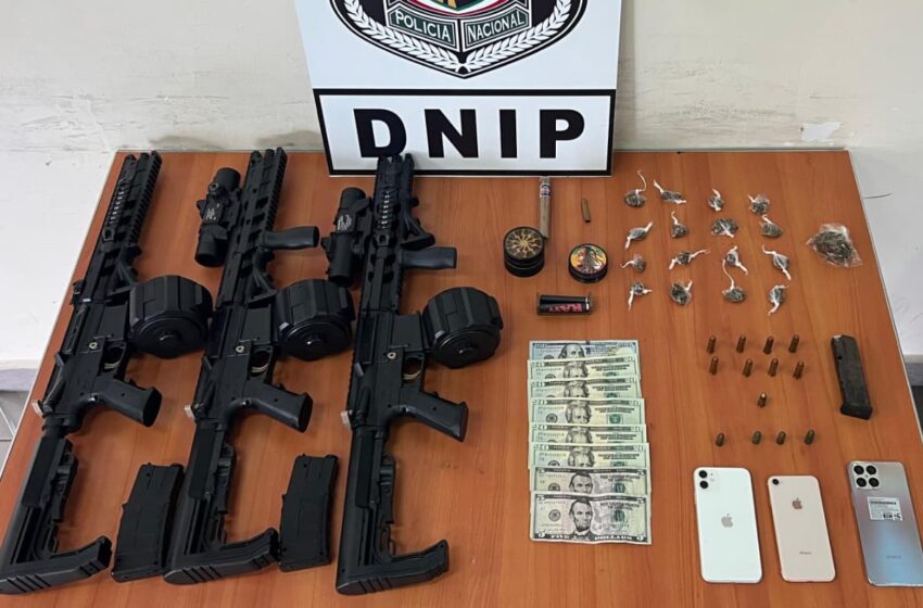 Tres réplicas de arma de fuego fueron decomisadas en Puerto Pilón