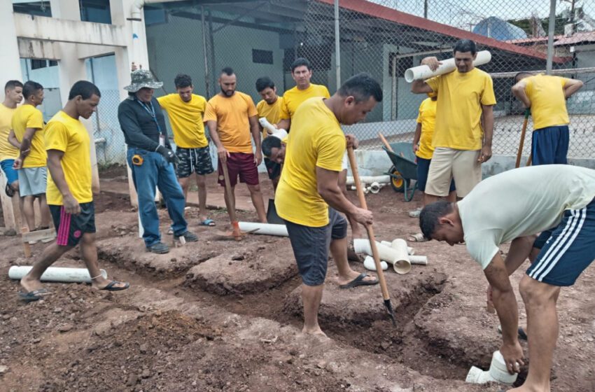 Privados de libertad de Herrera se capacitan en fontanería residencial