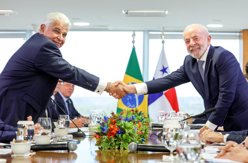  Mulino y Lula Da Silva apuestan por la cooperación comercial, marítima y agrícola entre Panamá y Brasil