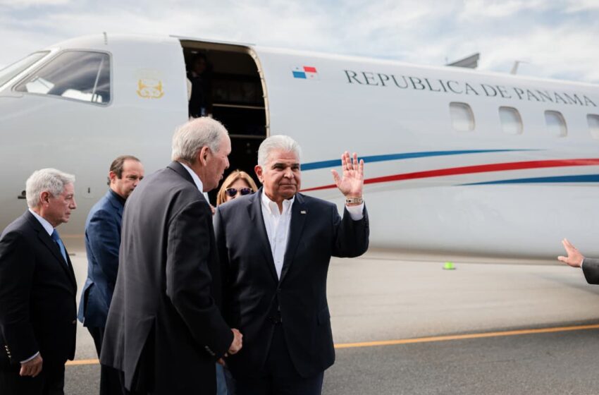 Presidente Mulino llega a Nueva York para Asamblea de la ONU y reunirse con importantes empresarios e inversionistas