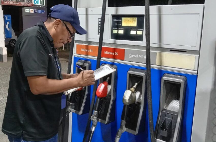 Acodeco realiza operativos de control en estaciones de combustibles