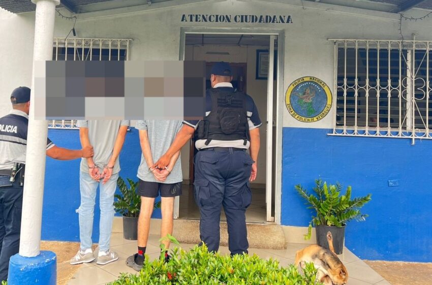 Dos personas fueron aprehendidas por posesión ilegal de arma de fuego en San Francisco de Veraguas