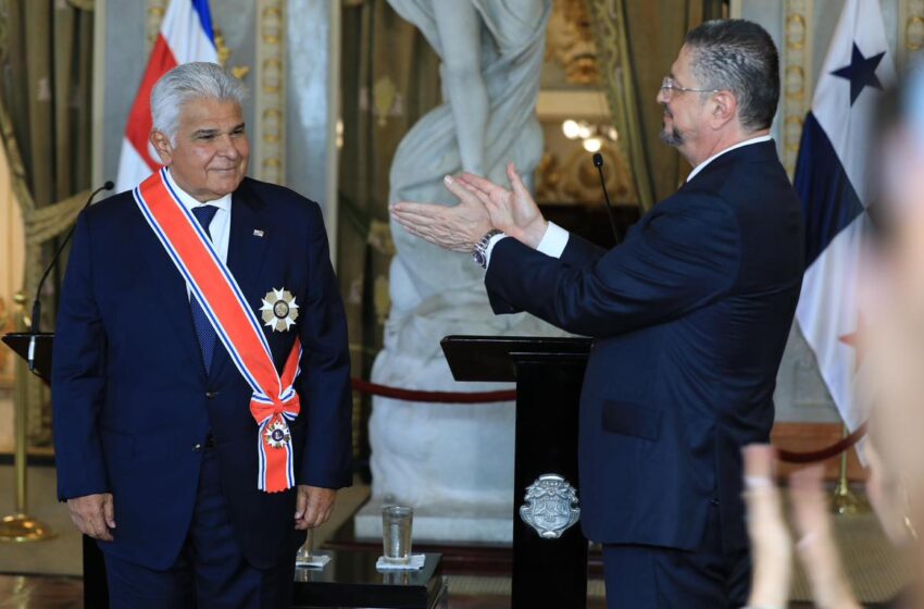  Panamá y Costa Rica se comprometen a reforzar la cooperación bilateral