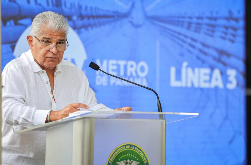  Mulino proyecta que la Línea 3 del Metro de Panamá estará lista en 2028