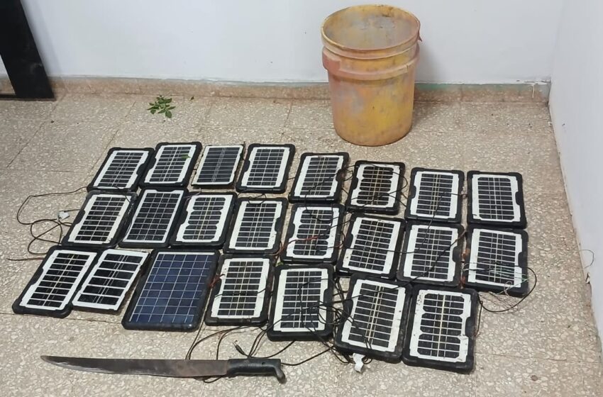  Decomisan 23 paneles solares y otros artículos prohibidos en la cárcel pública de Chitré