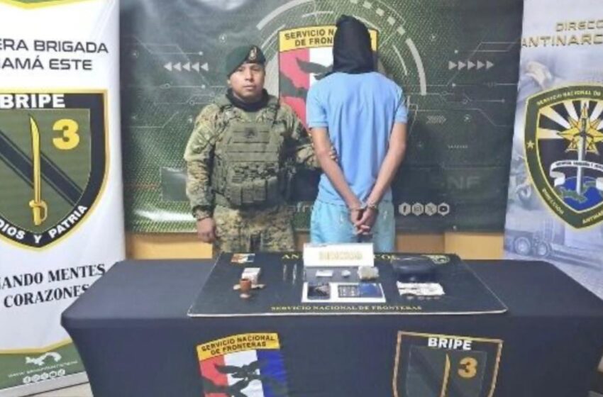  Aprehenden a un ciudadano y decomisan presuntas sustancias ilícitas durante operativo en Chepo