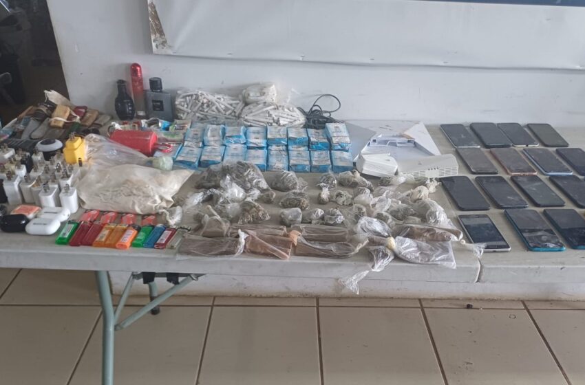  Autoridades decomisan armas, droga y artículos prohibidos durante la Operación Armagedón en el Centro Penitenciario La Joya