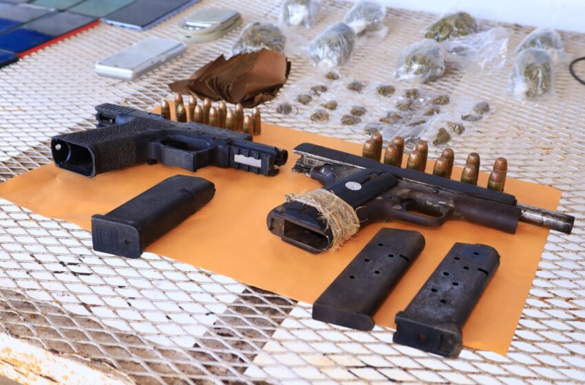  Policía Nacional decomisa armas, municiones y artículos prohibidos en el penal La Joyita durante la Operación Armagedón