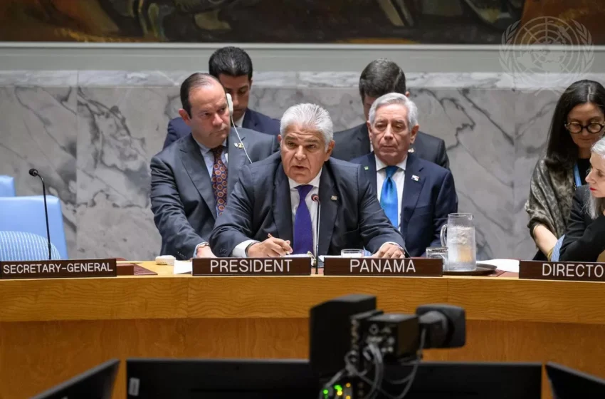  Panamá presenta resultados de primer año como miembro no permanente del Consejo de Seguridad de la ONU