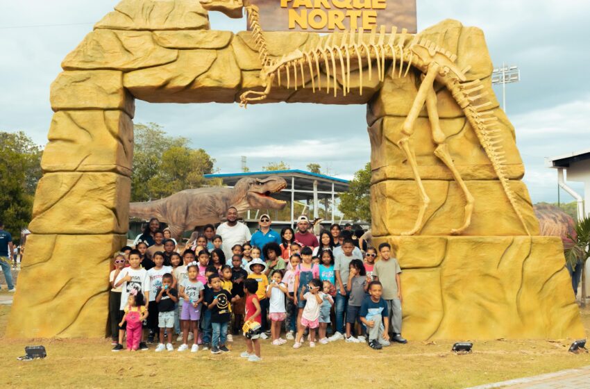  Panamá Norte viaja a la era jurásica con la inauguración del parque temático “Tierra Jurásica”