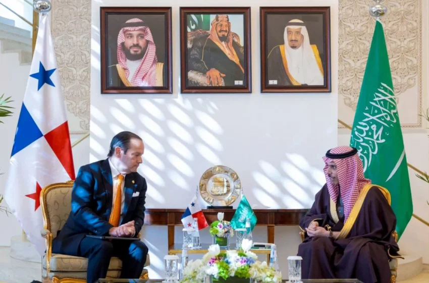  Panamá y Arabia Saudita impulsan nueva etapa de cooperación bilateral y proyección estratégica
