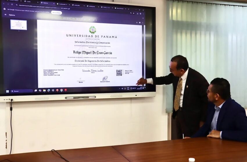  Universidad de Panamá aprueba emisión digital de diplomas con validez legal