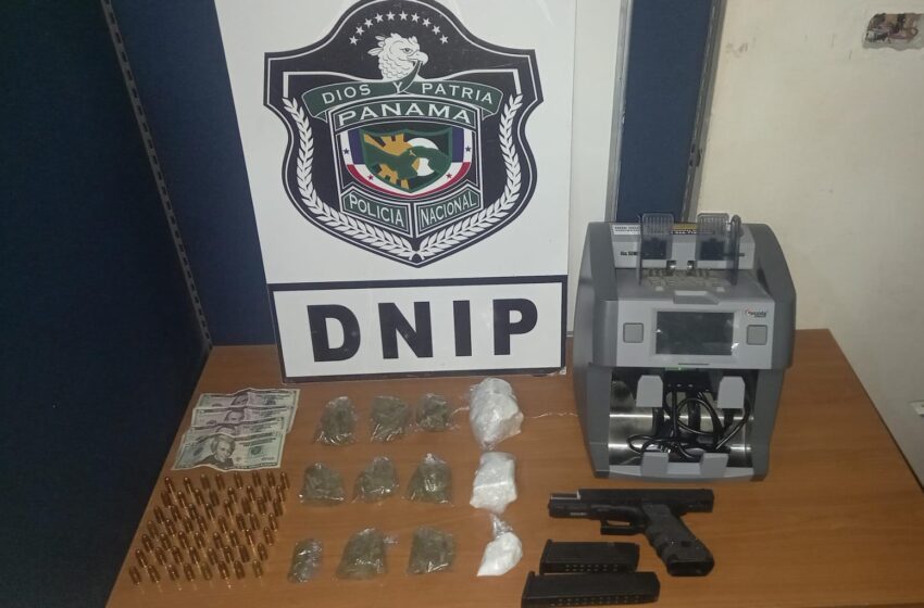  Operación Neptuno deja decomiso de drogas, arma de fuego y dinero en el corregimiento 24 de Diciembre