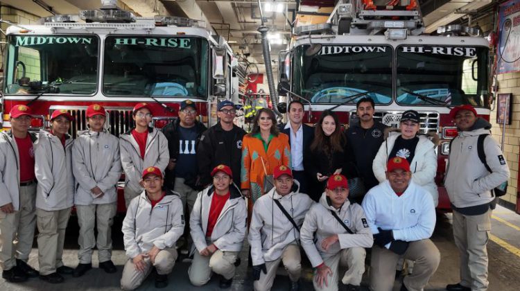  Diez brigadistas juveniles de bomberos realizan histórica gira formativa en Estados Unidos