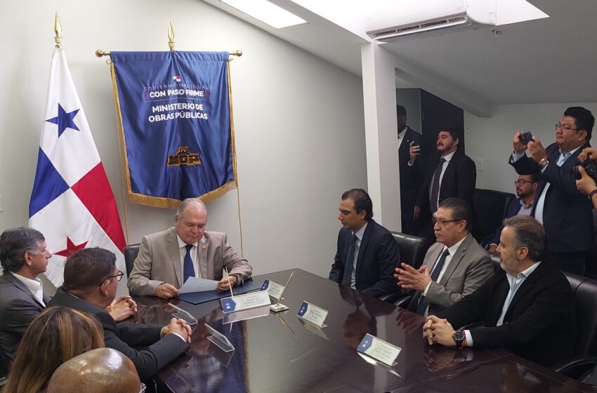  Panamá consolida histórico proyecto vial con la firma del contrato APP de la Carretera Panamericana Oeste por $312.3 millones
