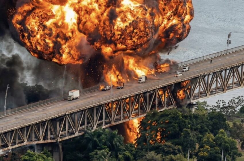  Ministerio Público inicia investigación por explosión de cisternas en el Puente de las Américas