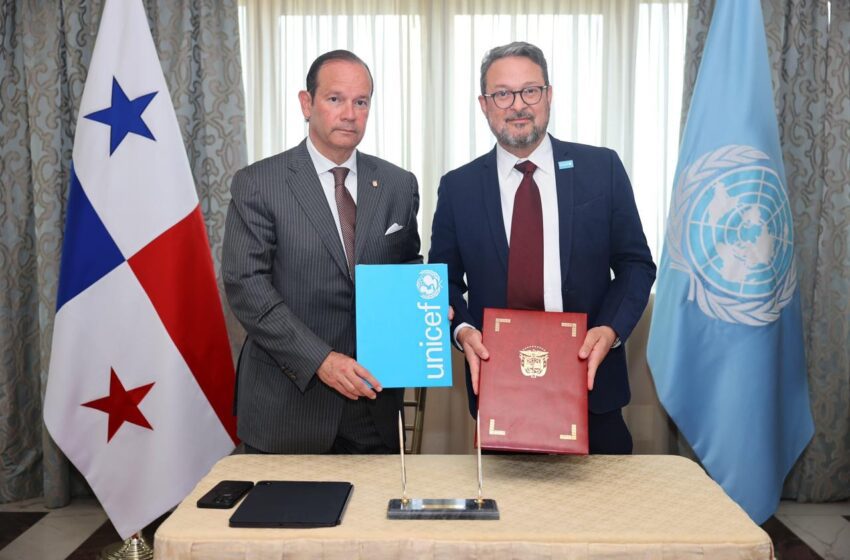  UNICEF establecerá oficina global en Panamá para fortalecer cooperación y políticas públicas en favor de la niñez