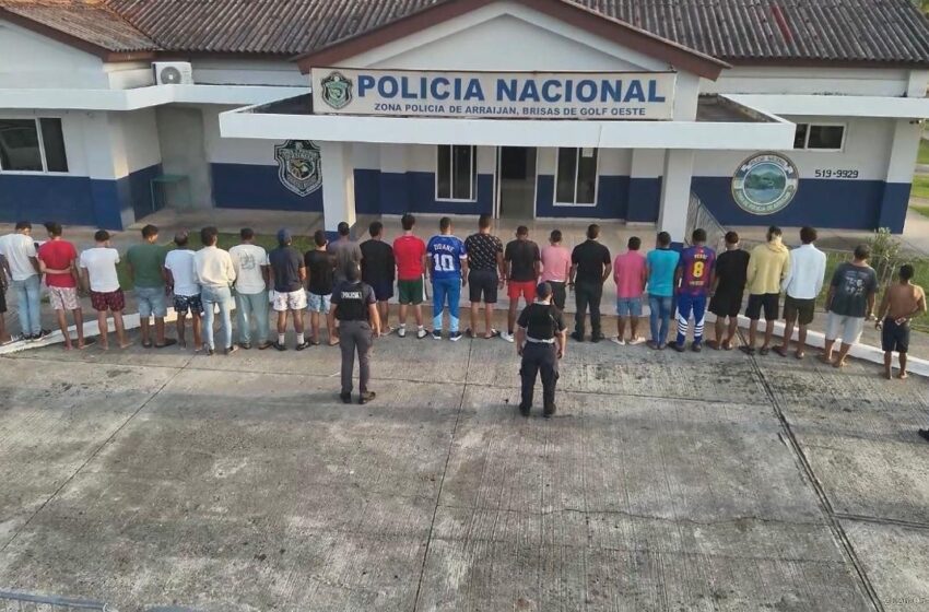  Operación “Bloqueo” deja 24 aprehendidos por presunta venta y distribución de drogas en Panamá Oeste