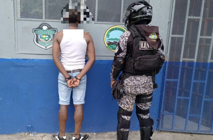  Aprehenden a joven y decomisan dos armas tras alerta ciudadana en Colón
