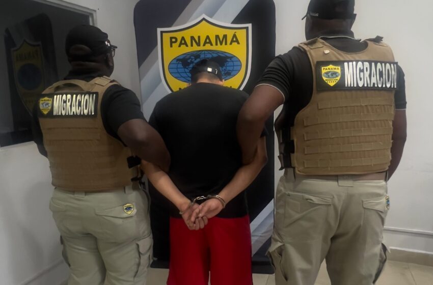  Migración retiene en Colón a presunto integrante de la pandilla Barrio 18 con alerta roja de Interpol