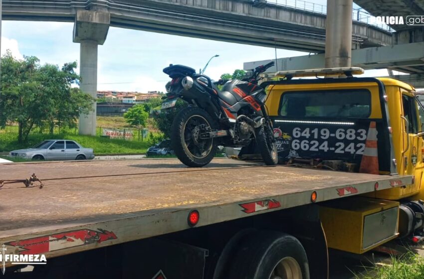  Más de 1,100 motociclistas sancionados en operativos nacionales contra el desorden vial y la delincuencia