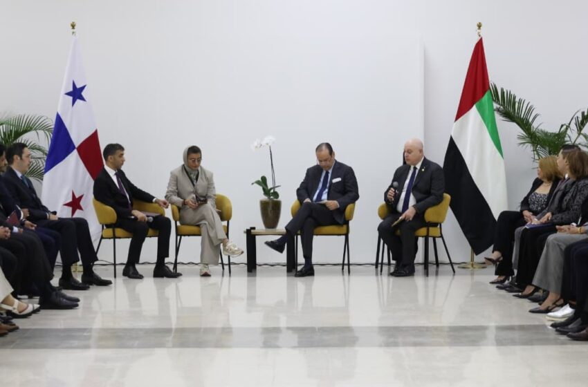  Panamá y Emiratos Árabes Unidos fortalecen cooperación en comercio, inversión, seguridad y agenda multilateral