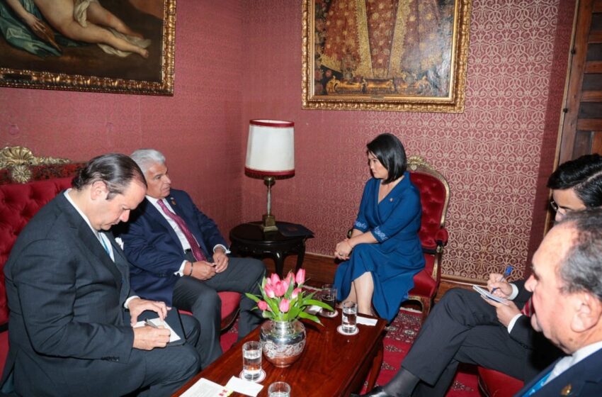  Mulino y Fujimori acuerdan fortalecer el TLC, impulsar un acuerdo de cielos abiertos y ampliar la cooperación bilateral