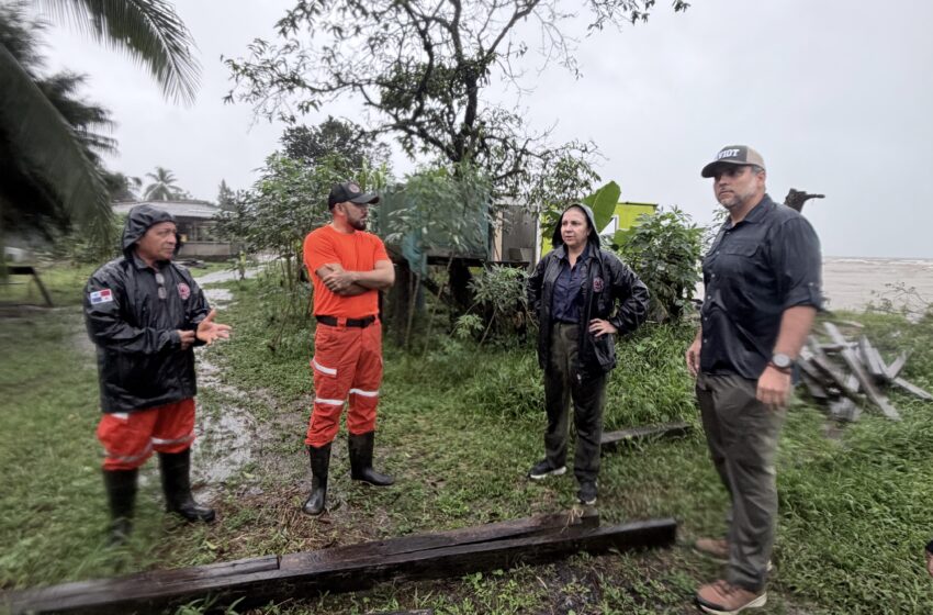  Gobierno refuerza la atención a comunidades afectadas por las lluvias con inspecciones en Veraguas y Colón