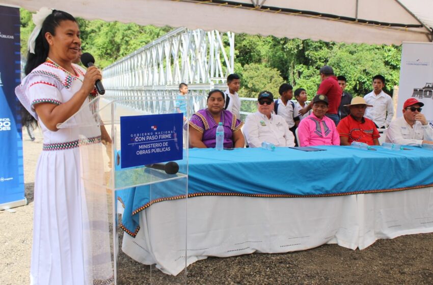  Nuevo puente en Munä mejora la conectividad de más de 8 mil residentes de la comarca Ngäbe-Buglé