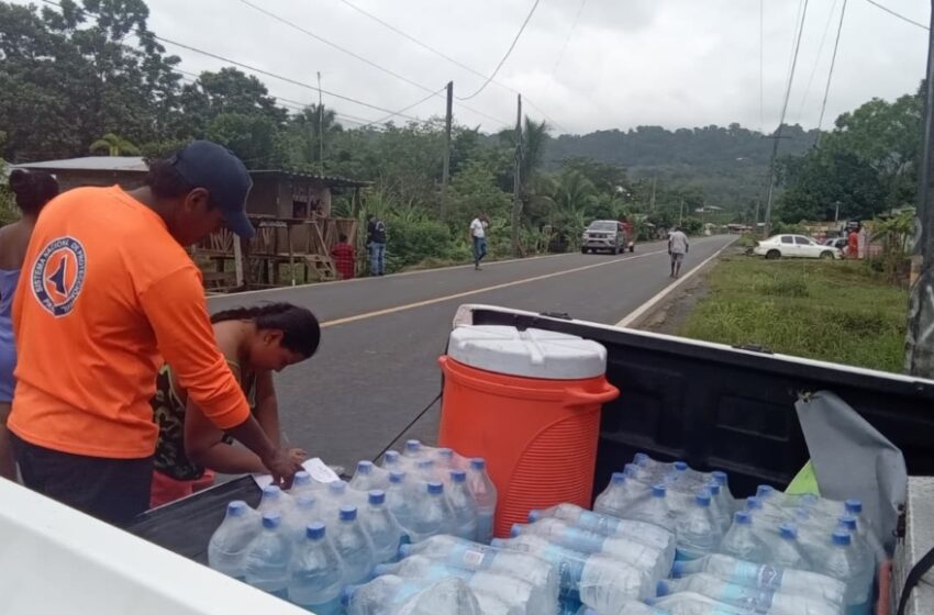  SINAPROC mantiene operativos de respuesta y asistencia humanitaria tras las intensas lluvias en Bocas del Toro