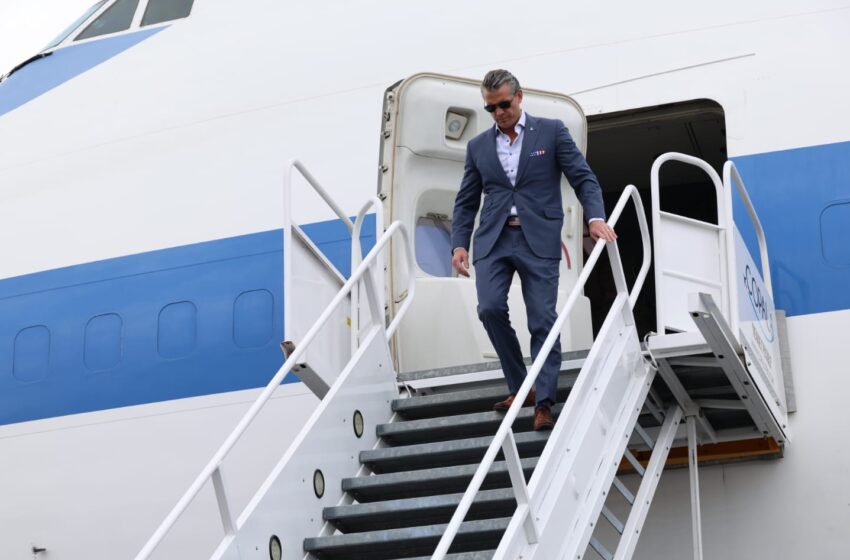  Secretario de Guerra Hegseth llega a Panamá