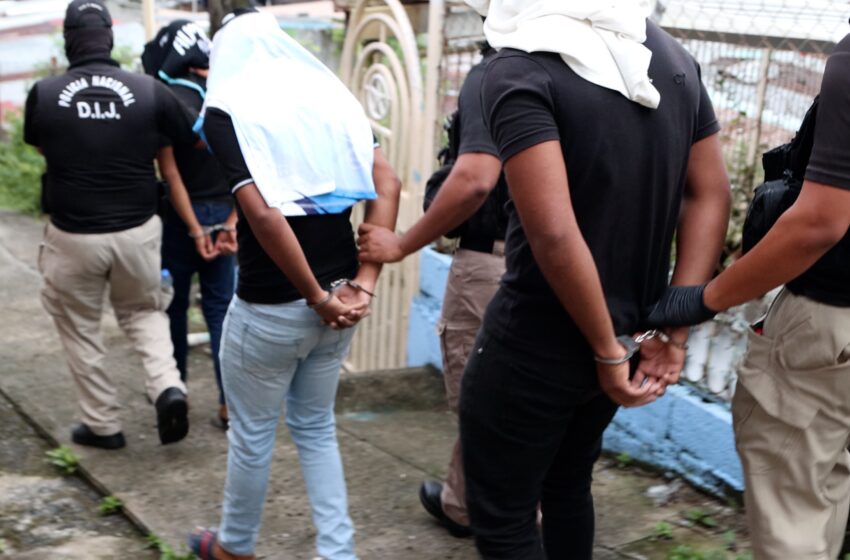  Operación Custodia deja 8 aprehendidos por presunto pandillerismo en San Miguelito